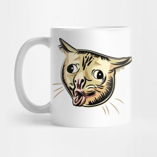 Coughing Cat Meme Mug